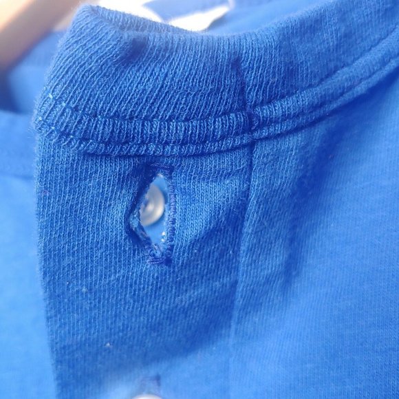 NEW Univ of Pitt Panthers BIKE Single Stitch Men L T Shirt Henley Blue READ NWOT - Picture 5 of 9